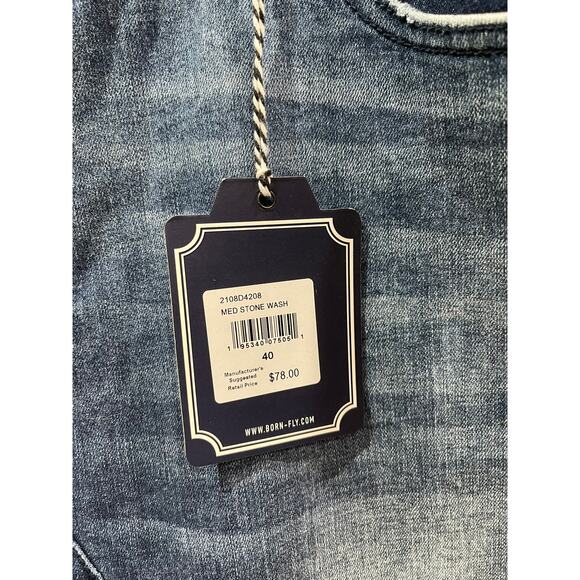 NWT Born Fly Men's Forever Jeans Size 40 - Picture 3 of 3